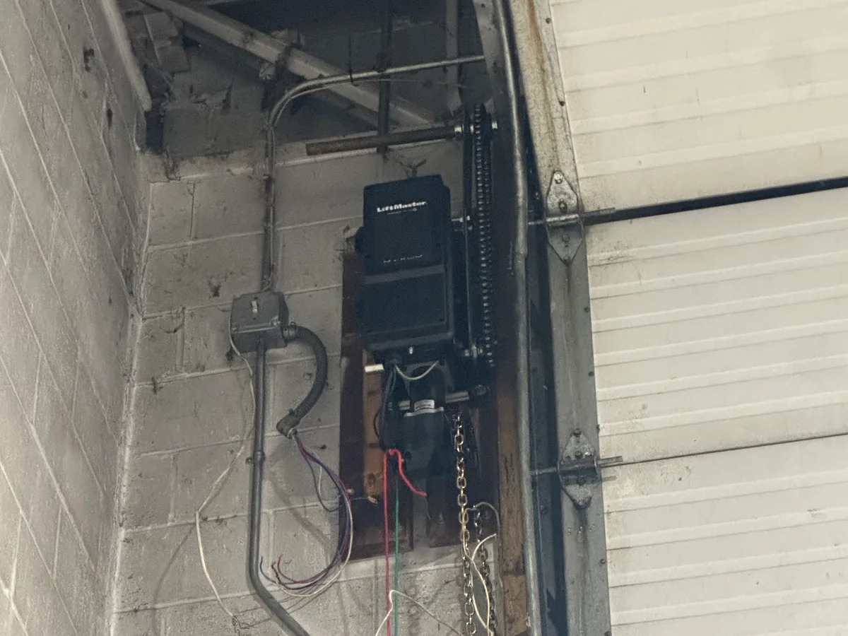 LiftMaster smart opener closeup